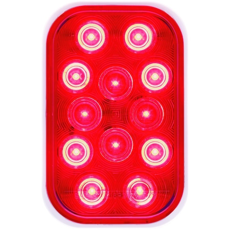 Optronics 12-Led Red Grommet Mount Stop/Turn/Tail Light STL33RB